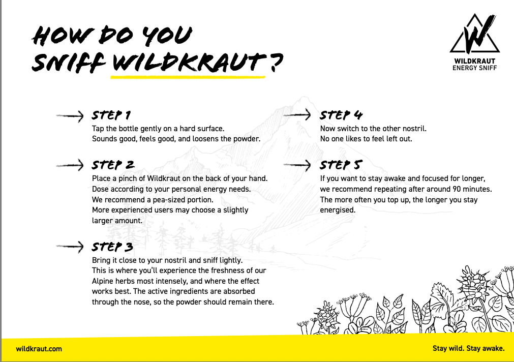 Wildkraut Energy Sniff Classic