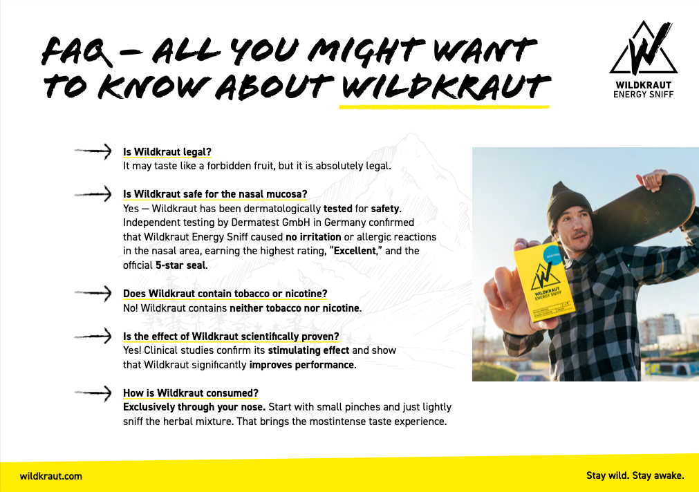 Wildkraut Energy Sniff Classic